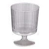 Alpen 15pk Clear Plastic Wine Glasses 145ml