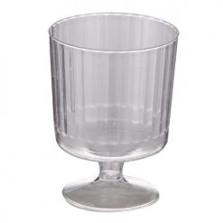 Alpen 15pk Clear Plastic Wine Glasses 145ml