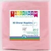 Alpen All Birthday 50pk Dinner Napkins - Light Pink