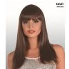 Everything Party Wig - Deluxe Long Brunette Wig With Fringe