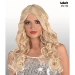 Everything Party By Theme Wig - Deluxe Long Curl Wigs (Blonde, Auburn, Black And Brunette)