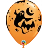 11" Qualatex Printed Fun & Spooky Icons Latex Balloon Balloons