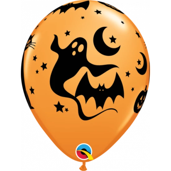 11" Qualatex Printed Fun & Spooky Icons Latex Balloon Balloons