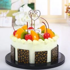 Everything Party Metal Cake Topper With Crystal - We Do By Event