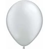 Balloons 11" Qualatex Plain Latex Balloon - Round Metallic Silver