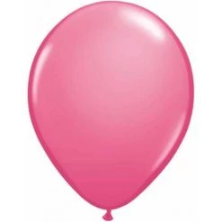 Balloons 11" Qualatex Plain Latex Balloon - Round Fashion Rose