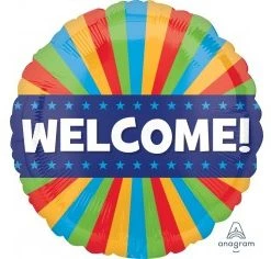 Hallmark 17" Anagram Welcome Blitz Foil Balloon