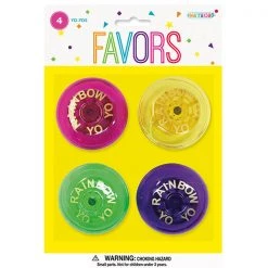 Everything Party All Birthday 4Pk YO-YO Party Favors