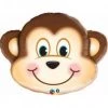 Everything Party 35" Monkey Head SuperShape Foil Balloon