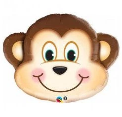 Everything Party 35" Monkey Head SuperShape Foil Balloon