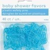 Meteorparty 40pc Plastic Safety Pin - Blue By Theme
