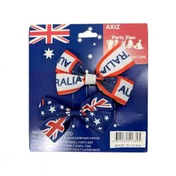 Trademart 2pk Australia Flag Hair Clips