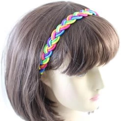 Trademart Rainbow Plaited Headband By Event