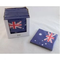 Everything Party 20pk Australia Flag Luncheon Napkins
