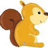 Everything Party 36" Licensed WOODLAND Squirrel SuperShape Foil Balloon