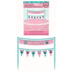 Everything Party Princess Cake Banner All Birthday