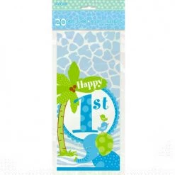 Everything Party All Birthday 1st Birthday Boy Safari 20pk Gift Bags