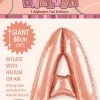 Unique 34" Meteor Jumbo Foil Balloon - Letter A (3 Colours) Balloons