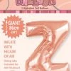 Unique Balloons 34" Meteor Jumbo Foil Balloon - Letter Z (3 Colours)