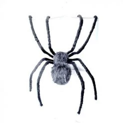 Everything Party 200cm Giant Fleck Gray Hairy Spider With Light Up Eyes By Event