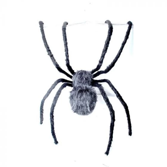 Everything Party 200cm Giant Fleck Gray Hairy Spider With Light Up Eyes By Event
