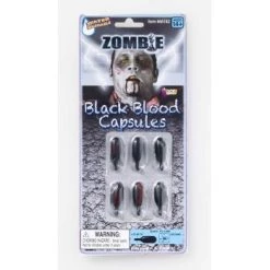 Everything Party Forum Liquid Zombie Black Blood Capsules By Event