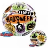 22" Qualatex Happy Halloween Messages & Icons Bubbles Balloon