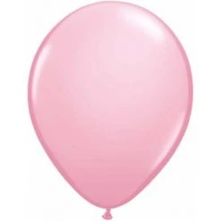Balloons 5" Qualatex Plain Latex Balloon - Round Standard Pink