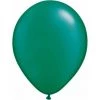5" Qualatex Plain Latex Balloon - Round Pearl Emerald Green