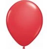 5" Qualatex Plain Latex Balloon - Round Standard Red Balloons