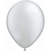 5" Qualatex Plain Latex Balloon - Round Metallic Silver