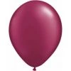 11" Qualatex Plain Latex Balloon - Round Pearl Burgundy Balloons