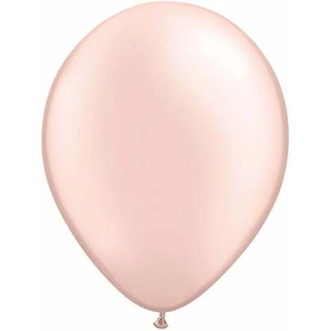 11" Qualatex Plain Latex Balloon - Round Pearl Peach