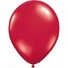11" Qualatex Plain Latex Balloon - Round Pearl Ruby Red Balloons