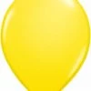 Balloons 11" Qualatex Plain Latex Balloon - Round Standard Yellow