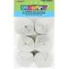 Unique 6pk Crepe Streamers - White All Birthday