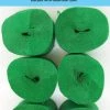 Unique Christmas 6pk Crepe Streamers - Emerald Green