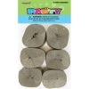 Unique 6pk Crepe Streamers - Metallic Gold All Birthday