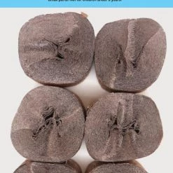 Unique 6pk Crepe Streamers - Metallic Rose Gold