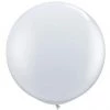 3ft Qualatex Plain Latex Balloon - Round Diamond Clear Balloons