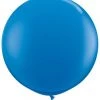 3ft Qualatex Plain Latex Balloon - Round Standard Dark Blue