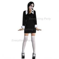 Everything Party Adult - Halloween Wednesday Adams Costume