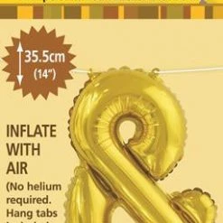 Unique 14" Alphabet Foil Balloon - Sign & (5 Colours) Balloons