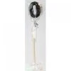 Everything Party Glitter Numeral Candle With Long Stick - Black All Birthday