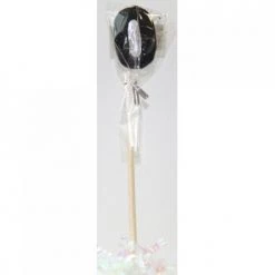 Everything Party Glitter Numeral Candle With Long Stick - Black All Birthday