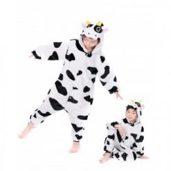 Everything Party Costume Kids Animal Onesie - Milk Cow