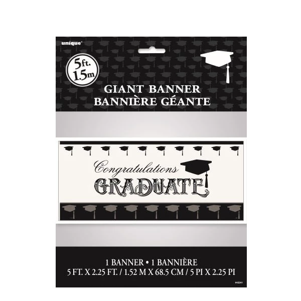 Everything Party By Event Congratulations Graduate Giant Wall Banner