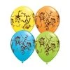 Everything Party 11" Qualatex Monkeys Assorted Latex Balloon