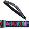 Everything Party 40th Birthday Sash - Happy 40th Birthday To Me