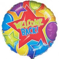 Anagram 18" Welcome Back W/stars Foil Balloon Balloons